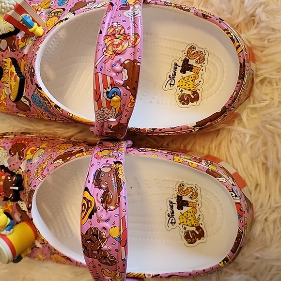 Crocs Disney Pink Cartoon Clogs with Charms - Picture 6 of 13